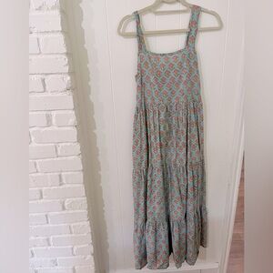 Floral Sleeveless Maxi Dress